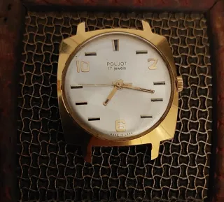 Orologio Poljot Vintage Oro Bianco 《AU 20Mk》