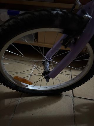 Bicicleta infantil morada