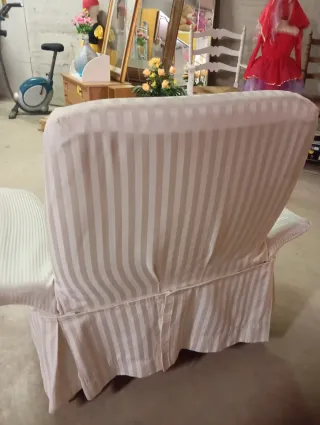 Poltrona relax tessuto a righe