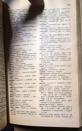 Diccionario inglés-español, español-inglés