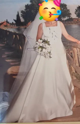 Traje de Novia Gelen Talla 44 es buen estado 100e