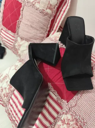 Sandalias ASOS tacón negras T39