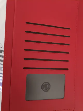 Libreta MG Roja con Goma Elástica