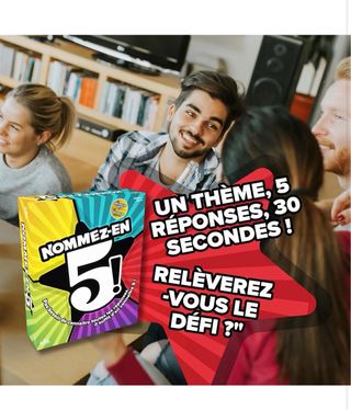 Nommez-en 5! Juego de mesa francés