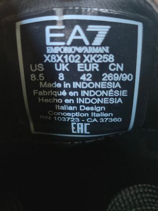 Zapatillas EA7 Emporio Armani Talla 42