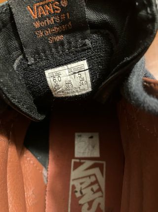 Vans botas negrs piel