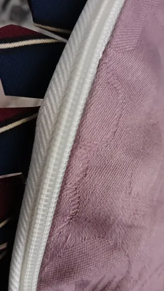 Cojínes redondos tela azul y blanco