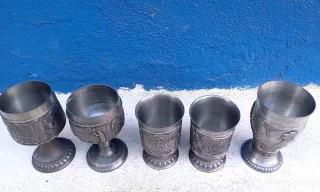 Copa / cáliz vintage de estaño (W. Germany)