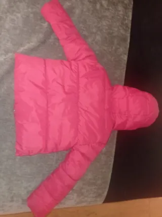 Giubbotto bambina rosa felpata taglia XS