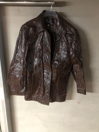 Chaqueta Real Leather Marrón
