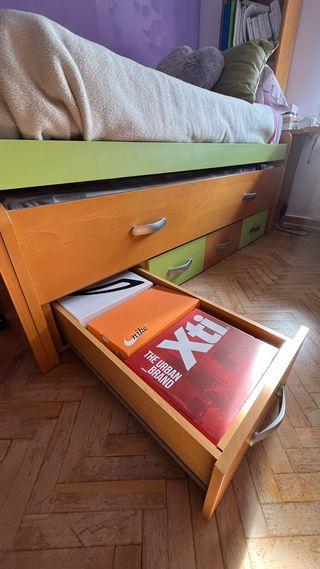 Cama juvenil con cajones - Urge venta