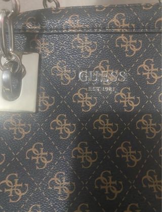Bolso Guess Marrón y Dorado