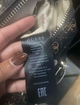 Bolso Guess Marrón y Dorado