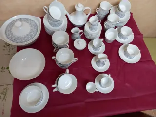 Vajilla completa,juego café, te,desayuno,consome,5