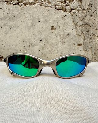 Oakley Juliet Gafas de Sol Verdes y Plateadas