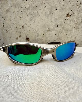 Oakley Juliet Gafas de Sol Verdes y Plateadas
