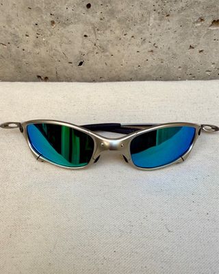Oakley Juliet Gafas de Sol Verdes y Plateadas