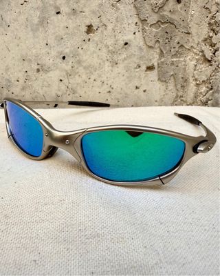 Oakley Juliet Gafas de Sol Verdes y Plateadas