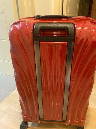 Maleta Samsonite C-Lite Spinner 69cm Roja Nueva.