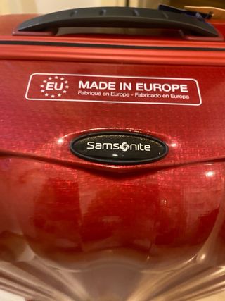 Maleta Samsonite C-Lite Spinner 69cm Roja Nueva.
