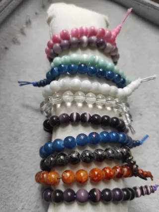 Pulseras Tibetanas litoterapia 2x8 €