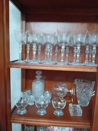 Copas de cristal de Bohemia