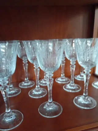 Copas de cristal de Bohemia