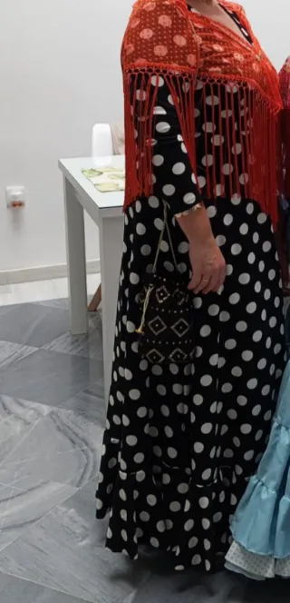 Traje Bata Flamenca Lunares