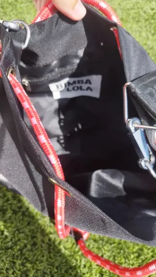 Bolso Bimba y Lola Negro y Rojo