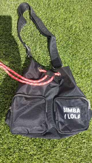 Bolso Bimba y Lola Negro y Rojo