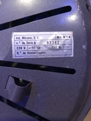 Un brasero eléctrico