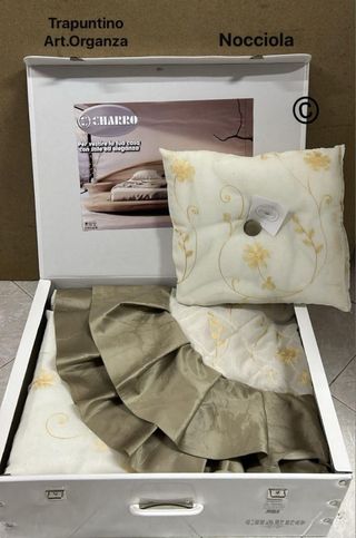 Trapuntino Matrimoniale Charro Organza