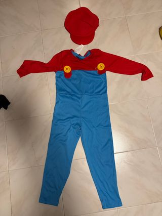 Disfraz Mario Niño Talla 5-6