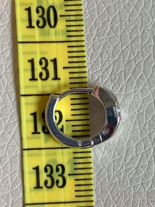 Pendientes de plata con circonita