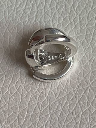 Pendientes de plata con circonita