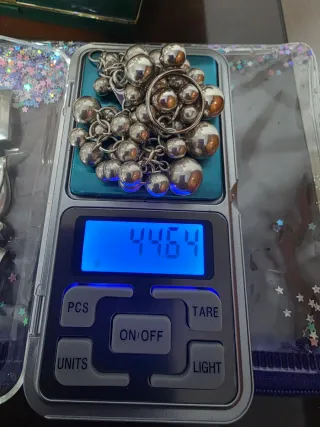 Conjunto Pulsera y Anillo Bolas Plata