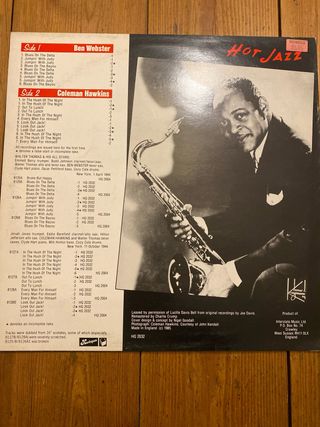 Vinilo Hot Jazz Walter Thomas & His All Stars