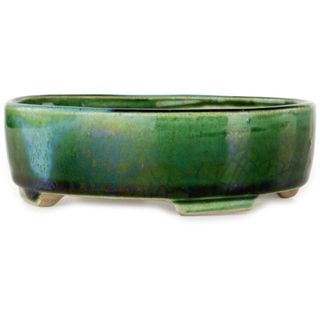 Maceta bonsái Terahata Satomi verde