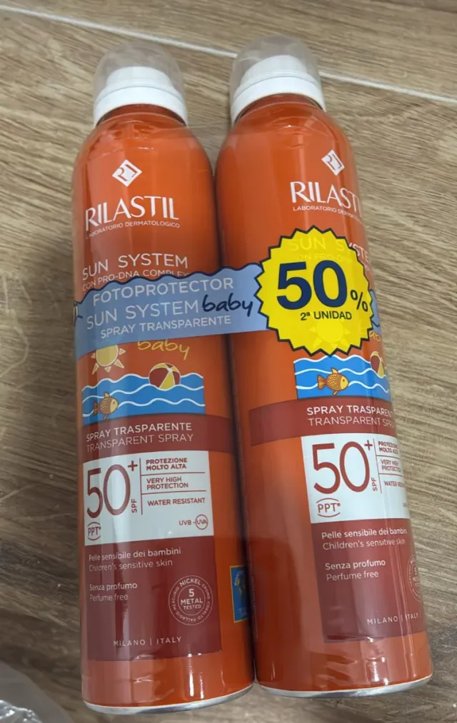 Rilastil Sun System Baby Spray Transparente SPF 50