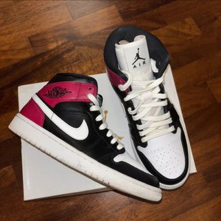 Jordan 1 Mid Noble Red
