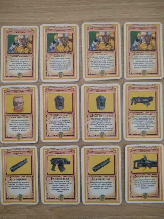 Cruzada Estelar. Cartas Capítulo y Sucesos Alien