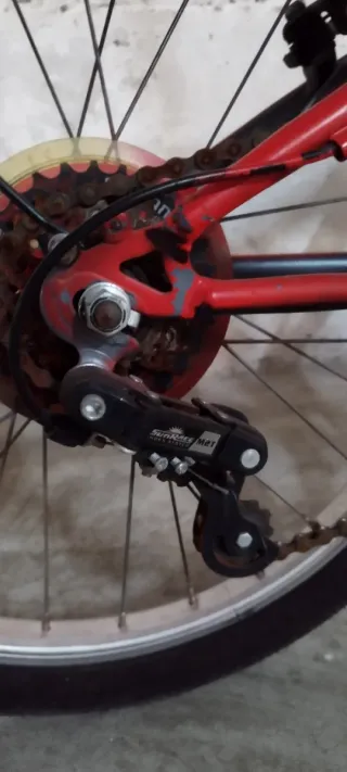 Bicicletta Pieghevole Rossa