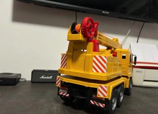 Bruder Camion Man TGA Gru Giallo