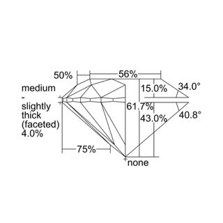 Diamante GIA 0.30 ct Redondo SI1 Natural