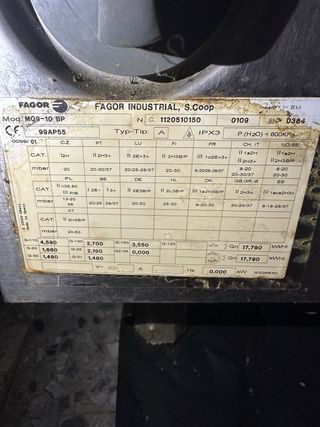 Marmita Fagor Gas 100L