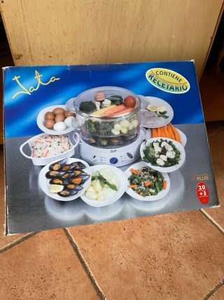 Vaporera elettrica Jata per cucinare in modo sano