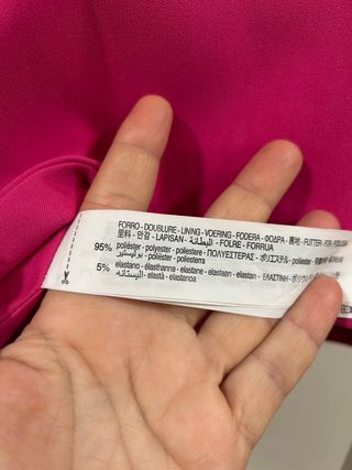 Top Zara Corazón Rosa Talla S