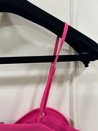 Top Zara Corazón Rosa Talla S