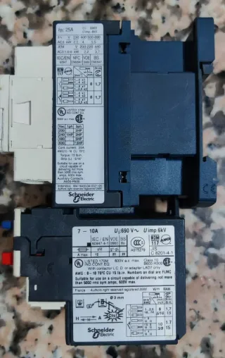 Contactor Telemecanique LC1D09 Square D + protecto