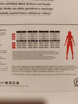 Disfraz de enfermera